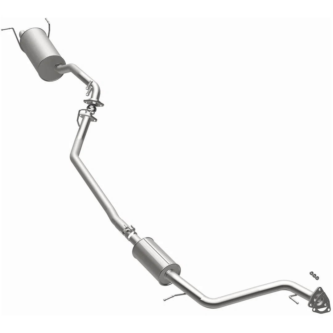 106-1001 – BRE EXHAUST Exhaust System Kit, Aluminized Steel With Mufflers 2 Inch Pipe Diameter Single Exhaust With Si...